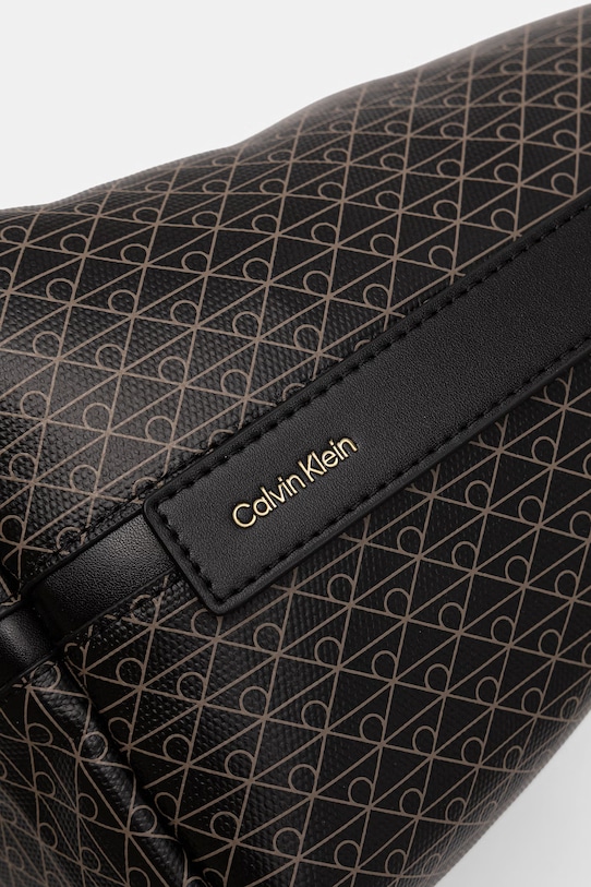 Calvin Klein kabelka typu košík dámska z imitácie kože čierna LV04F3365G