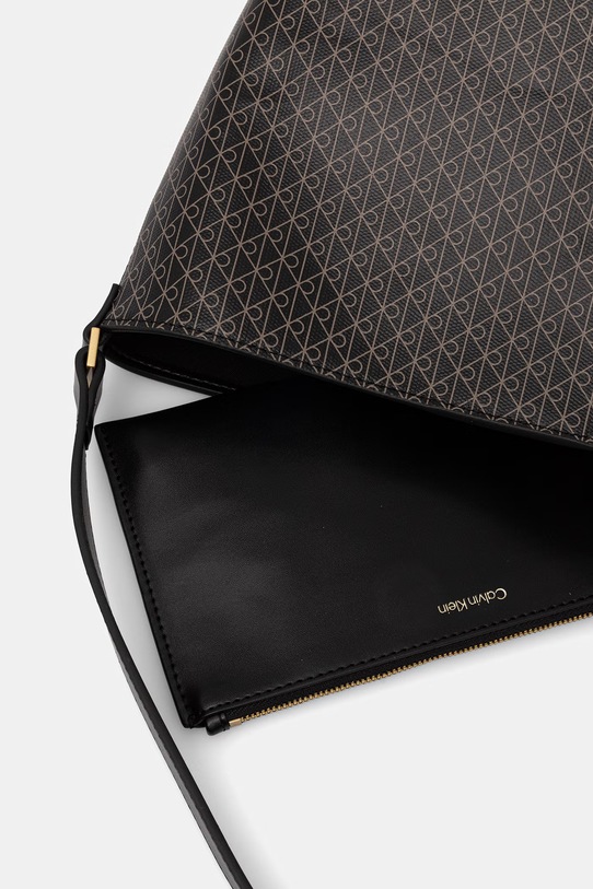 Calvin Klein kabelka typu košík dámska z imitácie kože LV04F3365G čierna