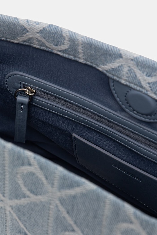 Calvin Klein torba košarica ženska pamučna LV04F3432G plava