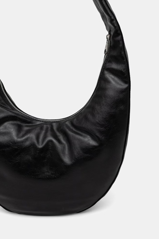 Akcesoria Calvin Klein torebka rogal damska z imitacji skóry LV04F3446G czarny