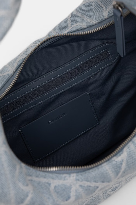 Calvin Klein kabelka rogal dámska rifľová LV04F3591G modrá