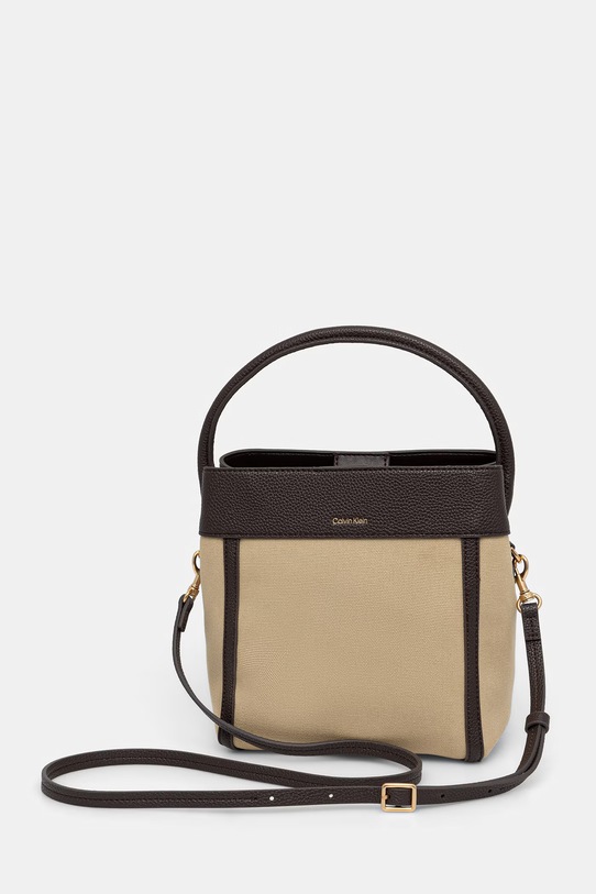 Doplnky Calvin Klein kabelka dámska LV04F3348G béžová