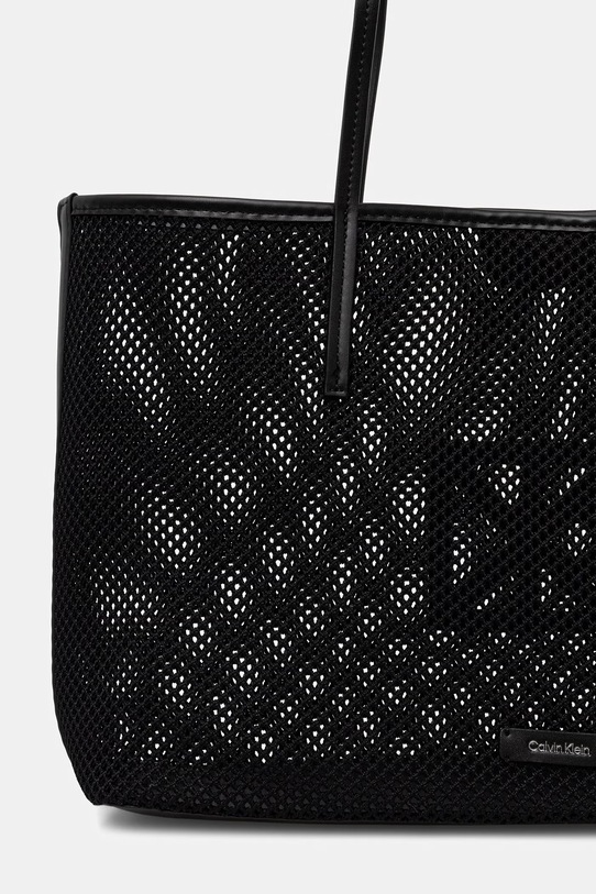 Doplnky Calvin Klein kabelka typu shopper dámska LV04F3380G čierna