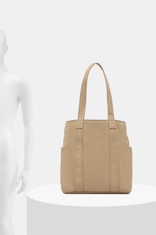 Calvin Klein kabelka typu tote dámska bavlnená LV04F3463G
