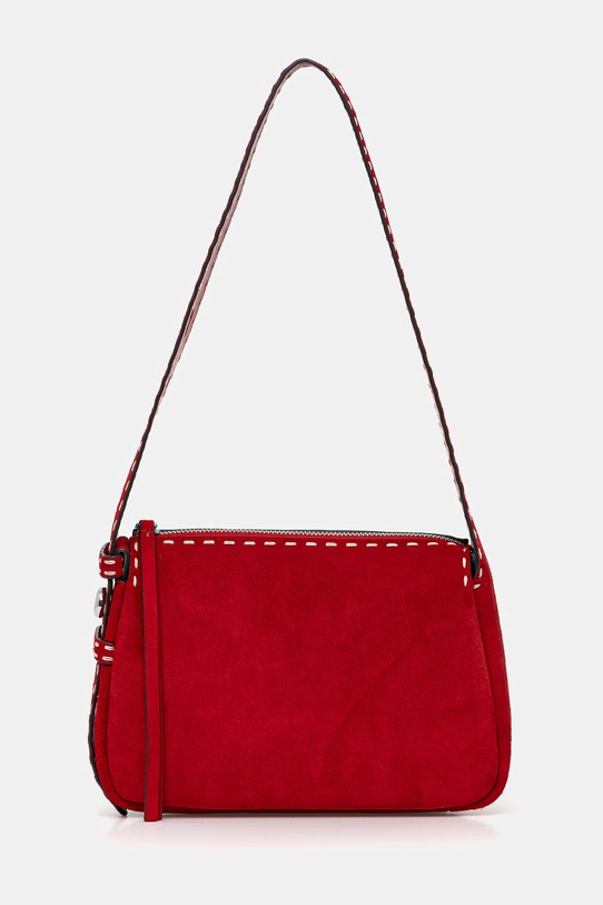 Tory Burch torebka skórzana Romy skóra licowa czerwony 183222