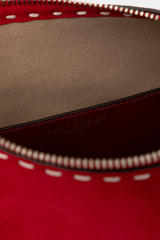 Tory Burch torebka skórzana Romy 183222 czerwony
