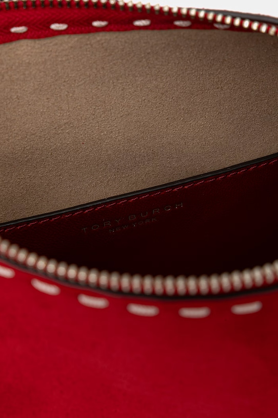 Kožená kabelka Tory Burch Romy 183222 červená