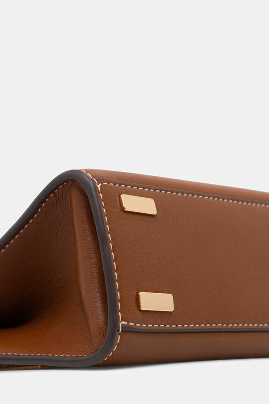 Tory Burch torebka crossbody damska skórzana Lee Radziwill 178830 brązowy