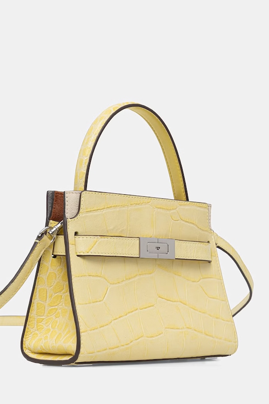 Tory Burch crossbody kabelka dámská kožená Lee Radziwill 178831 žlutá SS26