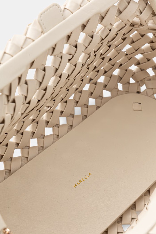 Marella torebka damska z imitacji skóry MLAESTREMO 2613511077200 beżowy