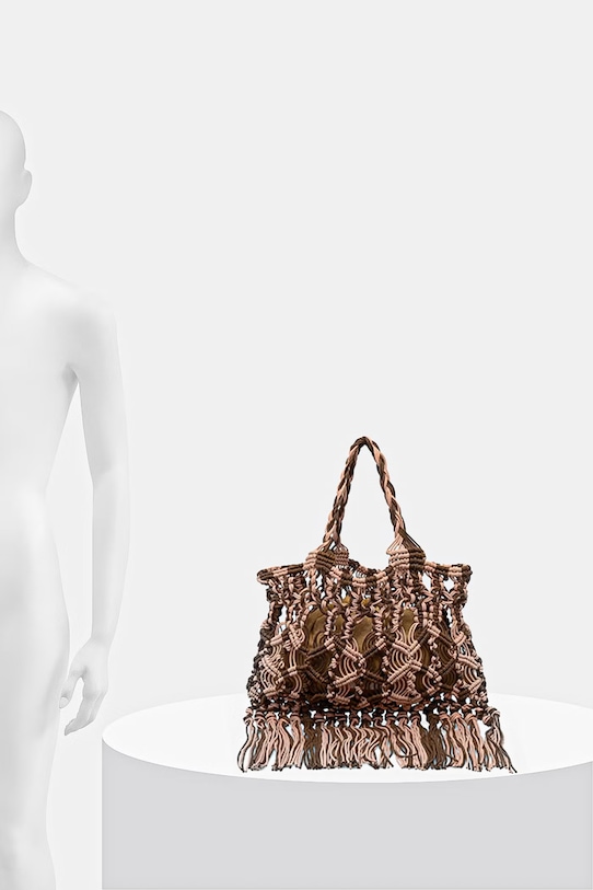 iBlues пляжна сумка жіноча бавовняна PINNE 2617511012200 рожевий