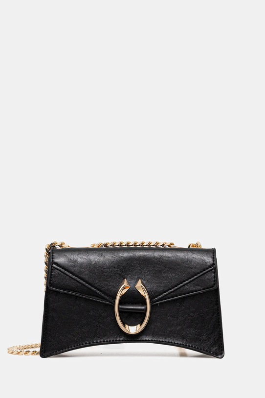 Τσάντα Aldo FORTUNA απομίμηση λείου δέρματος μαύρο FORTUNA.009