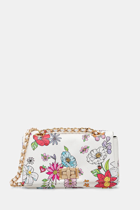 Τσάντα Aldo PETALBLOOM απομίμηση λείου δέρματος λευκό PETALBLOOM.138