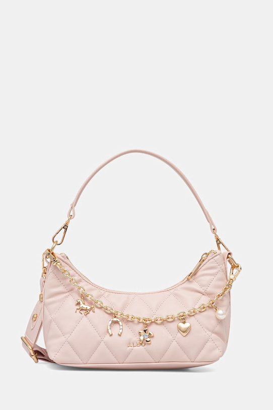 Τσάντα Aldo ALAYACHARM απομίμηση λείου δέρματος ροζ ALAYACHARM.680