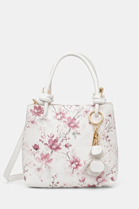 Τσάντα Aldo EVILILYA απομίμηση λείου δέρματος λευκό EVILILYA.156