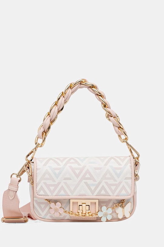 Aldo torebka crossbody damska z imitacji skóry EMILEA beżowy EMILEA.963