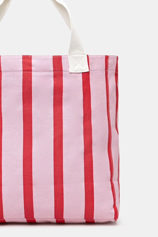 Akcesoria Barbour torebka tote damska bawełniana Emily LBA0512 różowy