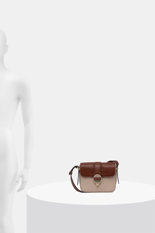 Barbour crossbody kabelka dámská kožená Rosa LBA0526 béžová