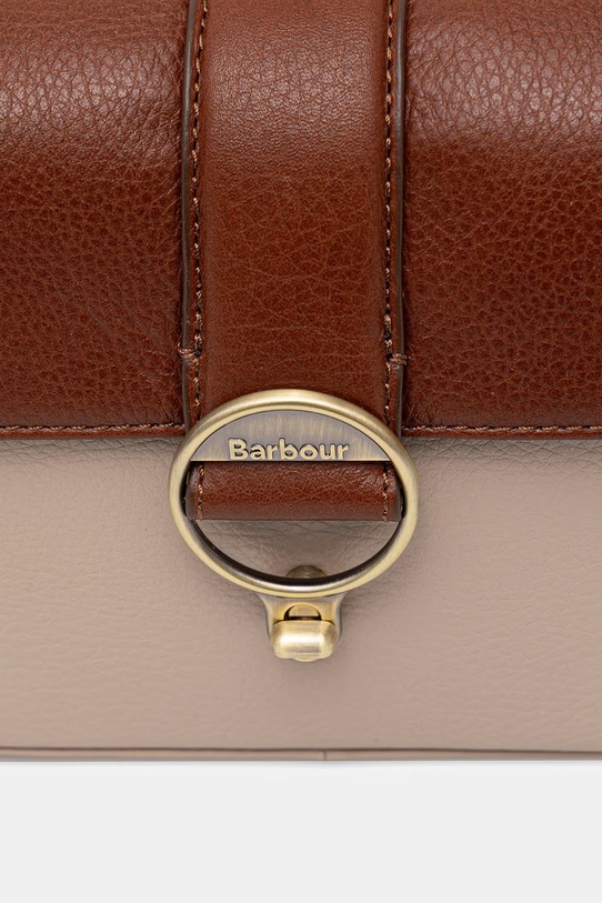 Doplňky Barbour crossbody kabelka dámská kožená Rosa LBA0526 béžová