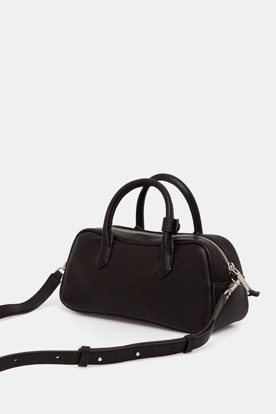 Akcesoria Emporio Armani torebka skórzana EW003824.AF18673 brązowy