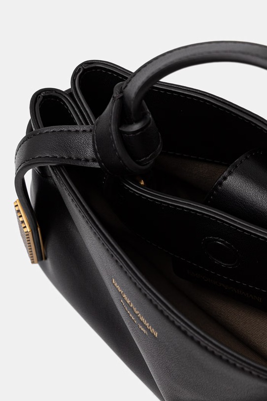 Emporio Armani torebka skórzana czarny EW003830.AF22783