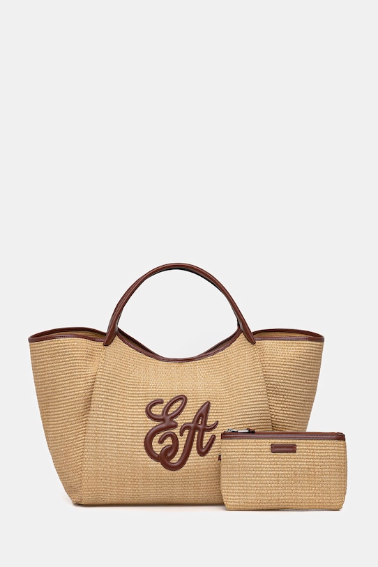 Emporio Armani torebka mieści A4 beżowy EW001008.AF25819