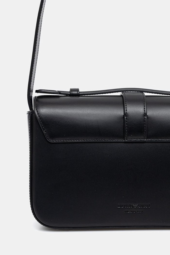 Akcesoria Emporio Armani torebka skórzana EW004419.AF25356 czarny