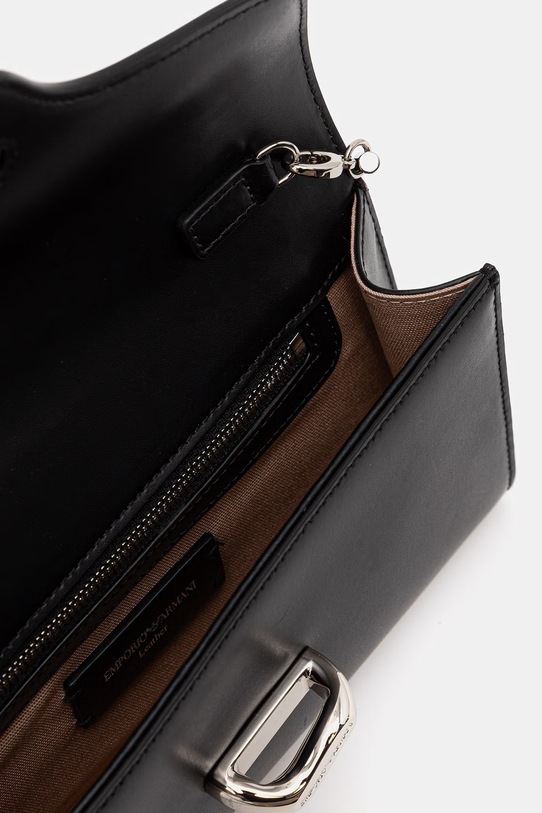 Emporio Armani torebka skórzana EW004420.AF25356 czarny