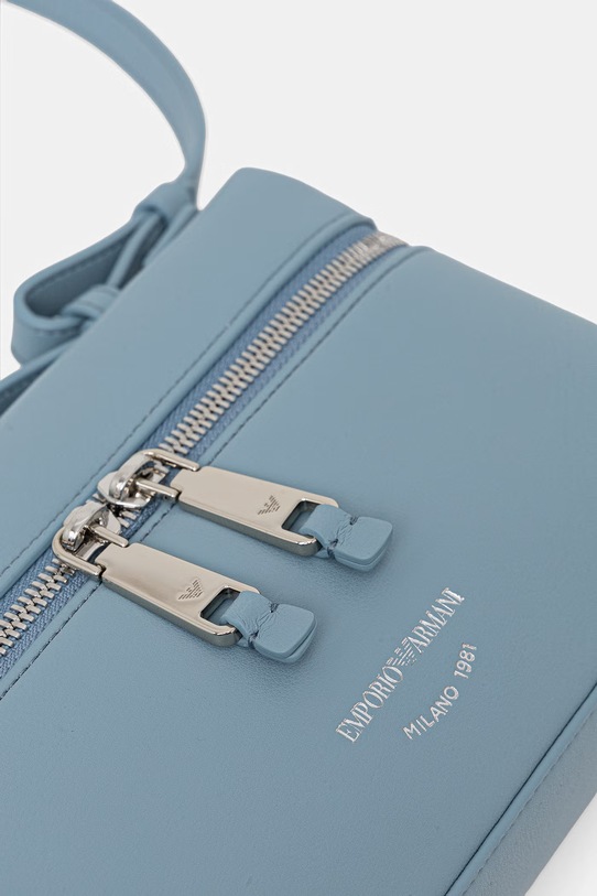 Emporio Armani torebka crossbody damska skórzana niebieski EW004564.AF19229