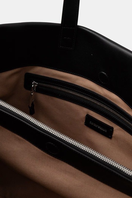 Emporio Armani torebka shopper damska skórzana EW004752.AF13383 czarny