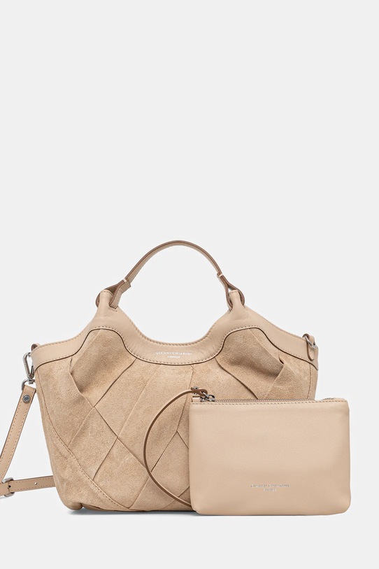 Замшевая сумочка Gianni Chiarini DUA кожа бежевый BS.12349.INT.CM