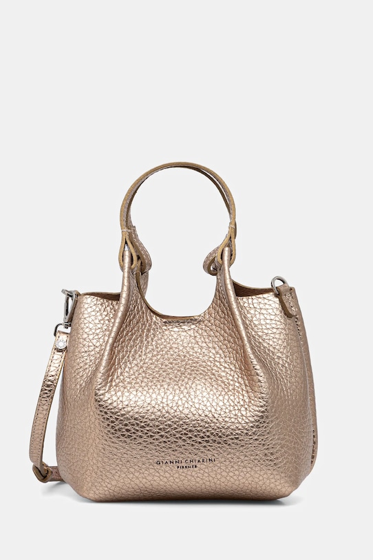 Gianni Chiarini torebka skórzana DUA skóra licowa złoty BS.9718.RNGDBL.T.U.