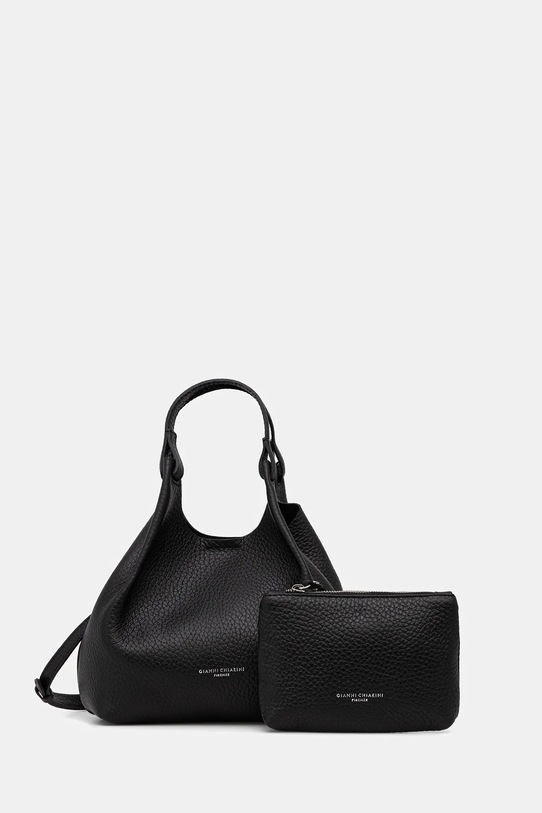 Gianni Chiarini torebka skórzana DUA skóra licowa czarny BS.9719.RNGDBL.T.U.
