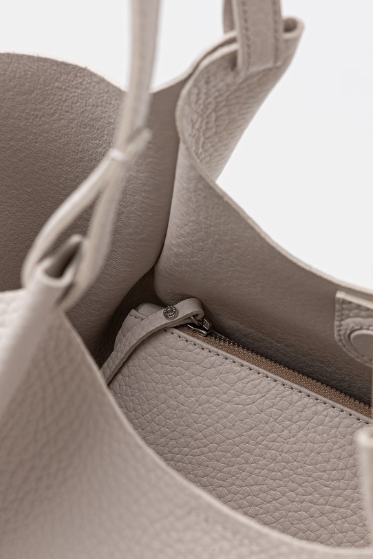 Gianni Chiarini torebka skórzana DUA BS.9720.RNGDBL.T.U beżowy