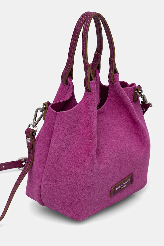 Gianni Chiarini torebka zamszowa DUA BS.9778.CM.PL różowy SS26