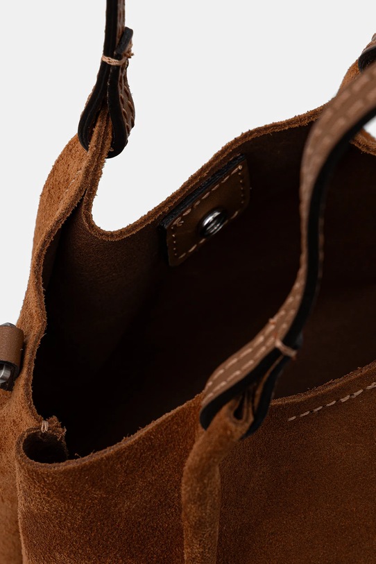 Gianni Chiarini torebka zamszowa DUA brązowy BS.9778.CM.PL