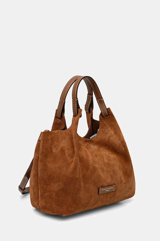 Gianni Chiarini torebka zamszowa DUA BS.9779.CM.PL brązowy SS26