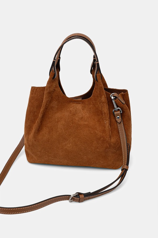 Akcesoria Gianni Chiarini torebka zamszowa DUA BS.9779.CM.PL brązowy