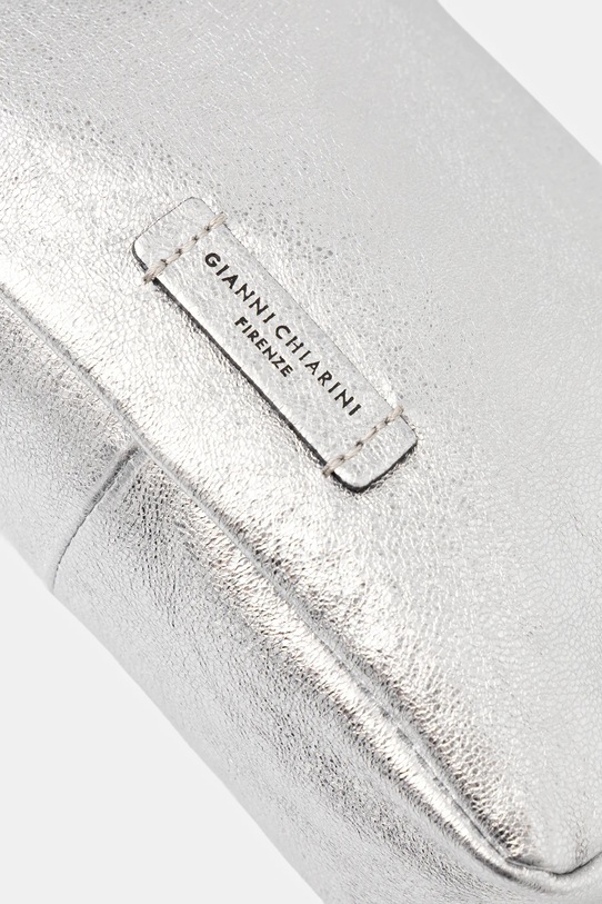 Кожаная сумочка Gianni Chiarini NORA POUCH серебрянный BS.10224.VNCMET