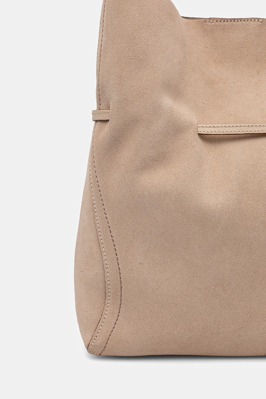 Akcesoria Gianni Chiarini torebka zamszowa SIENNA BS.11787.CM.PL beżowy