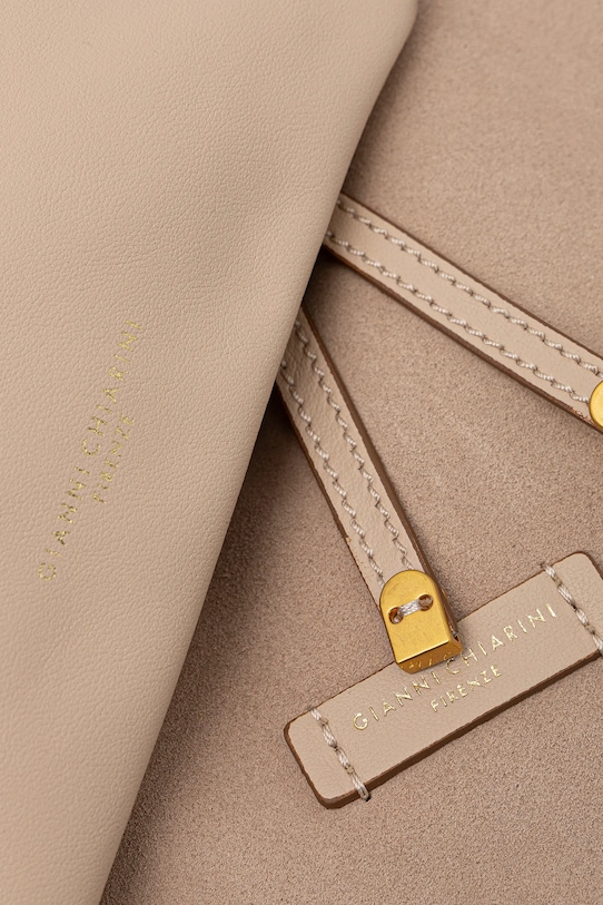 Gianni Chiarini torebka zamszowa SIENNA beżowy BS.11787.CM.PL