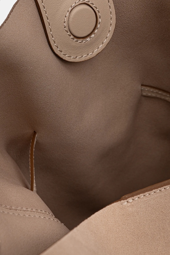 Gianni Chiarini torebka zamszowa SIENNA BS.11787.CM.PL beżowy