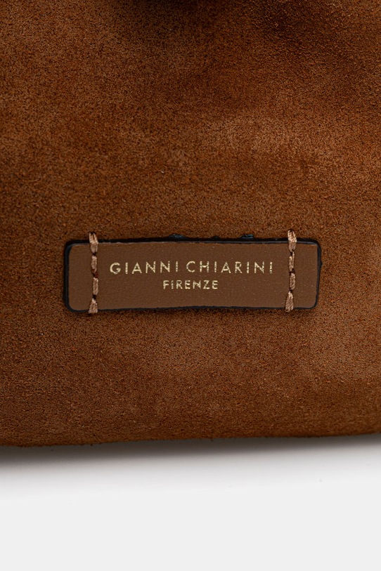 Akcesoria Gianni Chiarini torebka zamszowa SIENNA BS.11785.CM.PL brązowy