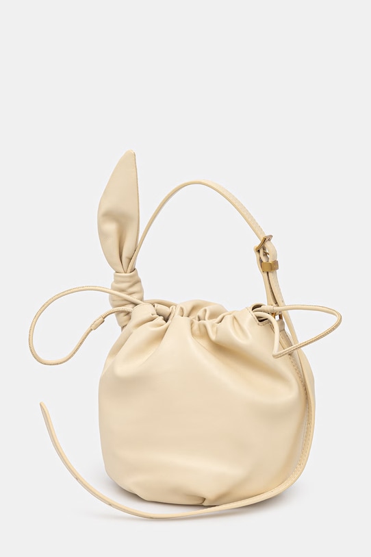 Akcesoria Rotate torebka skórzana 1161231366 beżowy