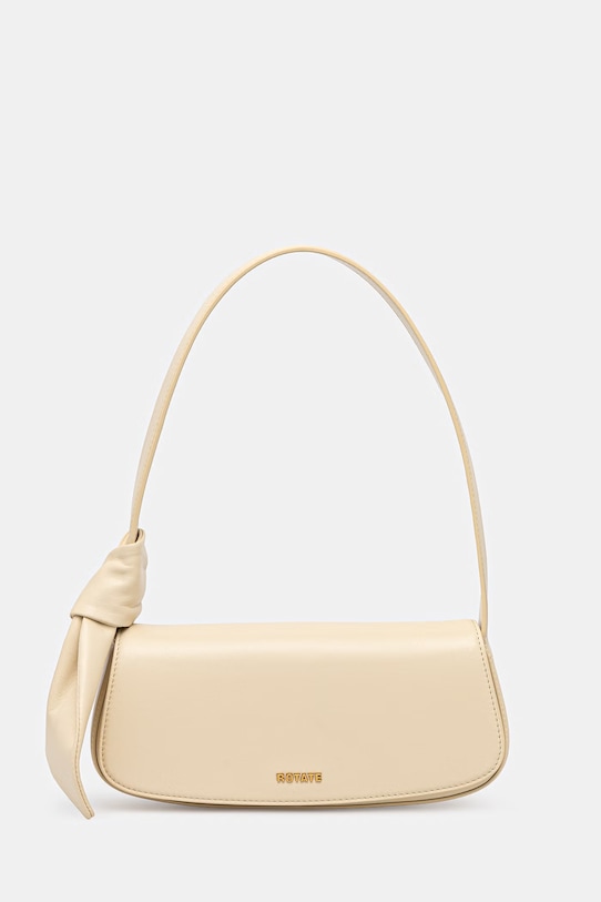 Rotate torebka skórzana skóra licowa beżowy 1161271366