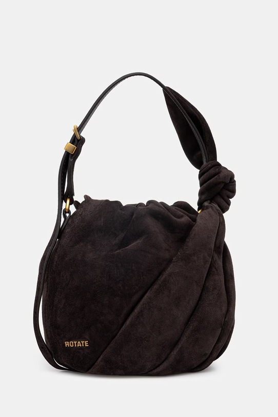 Rotate torebka zamszowa nie mieści A4 brązowy 116122579