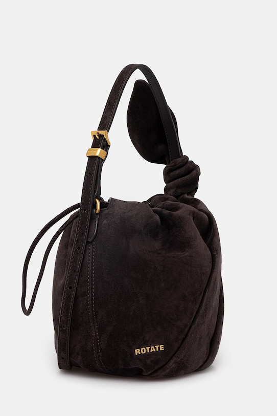 Rotate torebka zamszowa 116122579 brązowy SS26