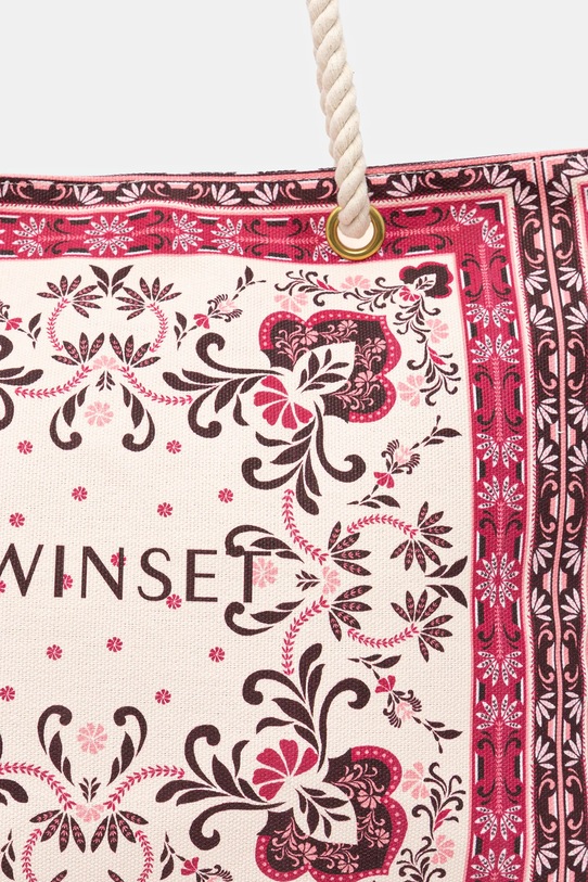 Twinset torebka bawełniana różowy 261LB7BJJ