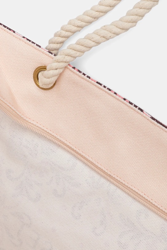 Twinset torebka bawełniana 261LB7BJJ różowy