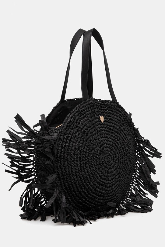 Plážová taška Twinset 261LB7BAA čierna SS26